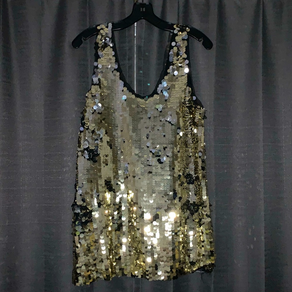 Gold sequin top - Picture 2 of 4